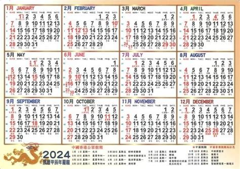 四離四絕日2024|2024年年歷,通勝,農民曆,農曆,黃歷,節氣,節日